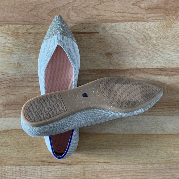 Rothy's The Point Diamond Metallic - Picture 4 of 6